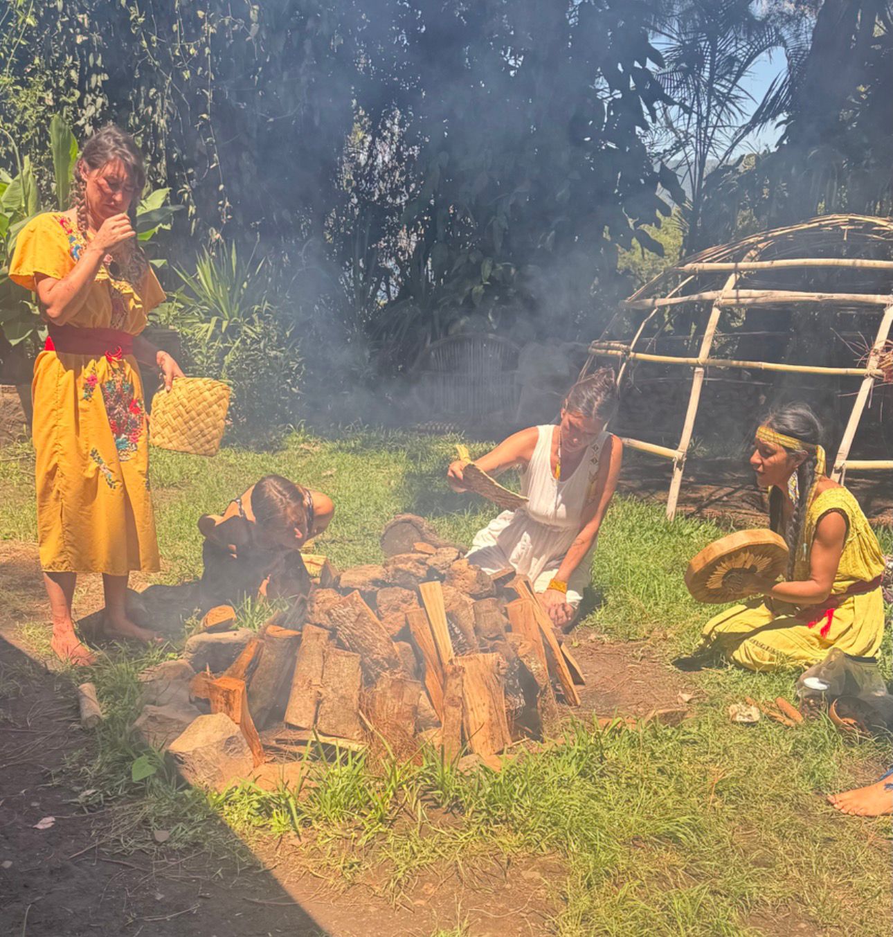 Temazcal en el Lago de Atitlán
